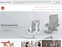 Tablet Screenshot of hermanmiller.it