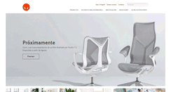 Desktop Screenshot of hermanmiller.com.mx